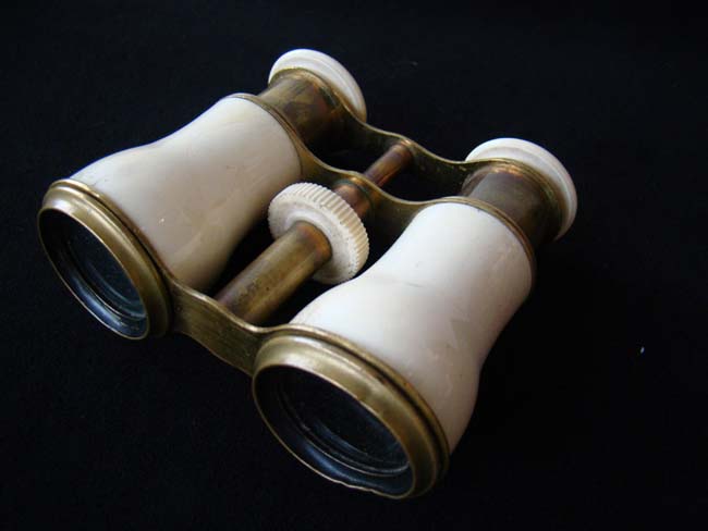A nice pair of Civil War era Ivory Binoculars circa 1865